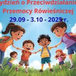 Tydzień o Przeciwdziałaniu Przemocy Rówieśniczej 2025