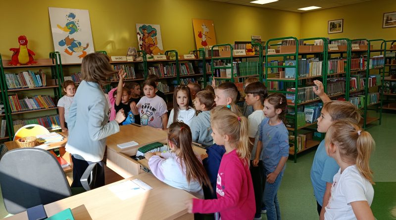 WIZYTA KLAS I W BIBLIOTECE!!!